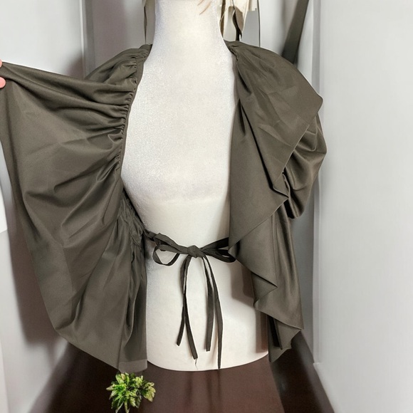 Gracia brand-unique shrug style jacket, size S - Picture 4 of 6